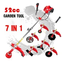 52cc pole chainsaw 7 in 1 brush cutter whipper snipper hedge trimmer garden multi tool