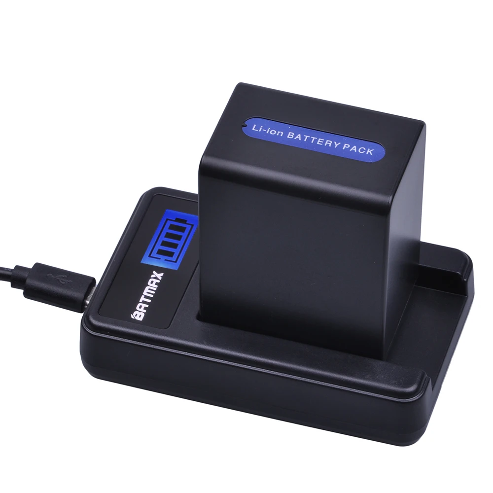 2 шт. 3000 мА/ч NP-FH70 NP FH70 NPFH70 Камера Батарея + ЖК-дисплей USB Зарядное устройство для Sony