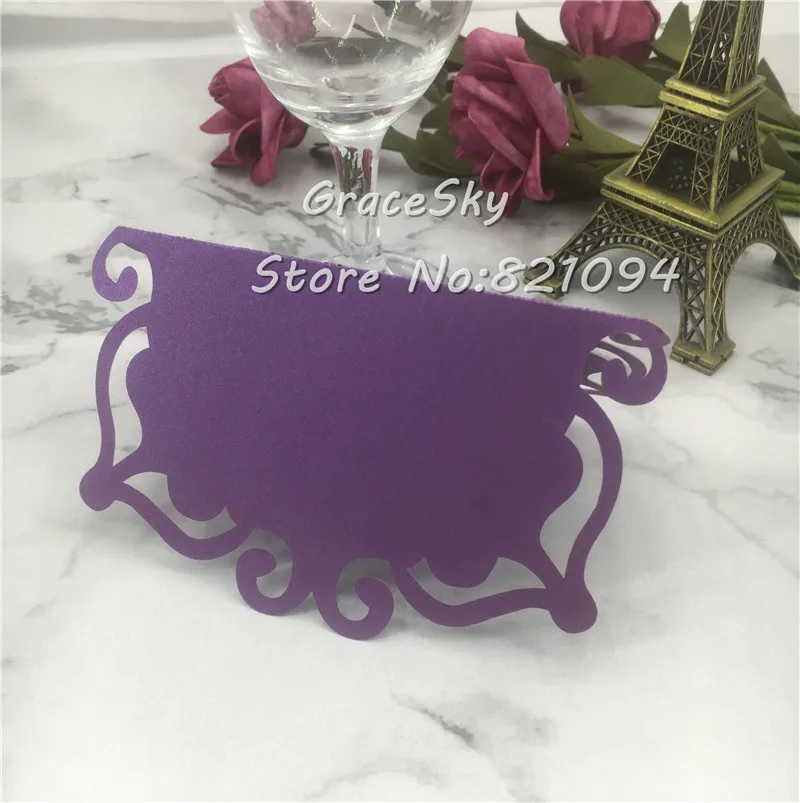 50pcs Pearlescent Blank Seat Card Hotel Banquet Party Table Name Outdoor Activity Cards Wedding Invitation Supplies | Дом и сад