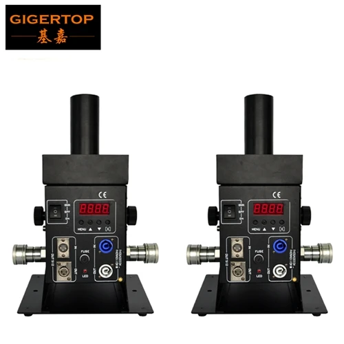 Gigertop TP-T21S 12x 3W Led CO2 струйное оборудование сценическое светодиодное освещение черный электромагнитный клапан шторка Чехол 7 каналов DMX мощность 250 Вт - Цвет: 2