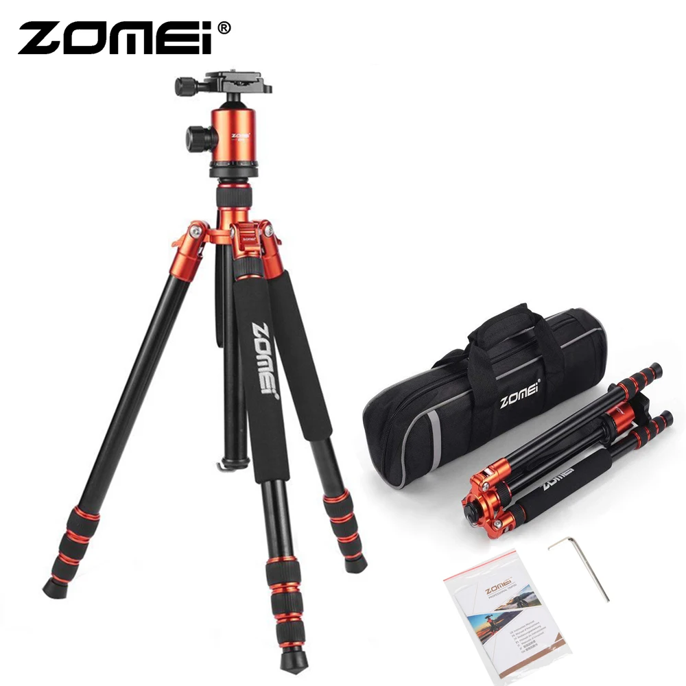 ZOMEI Z818 штатив для камеры и монопод легкий дорожный с шаровой головкой сумкой