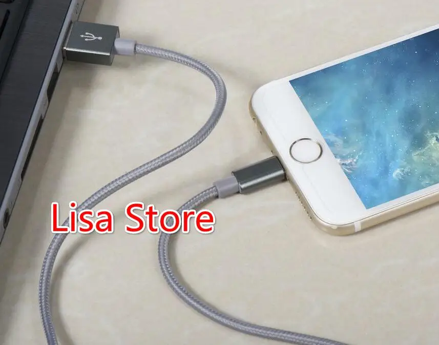 Бесплатная DHL USB кабель для iPhone 6 7 8 X 2A Быстрая зарядка синхронизации данных