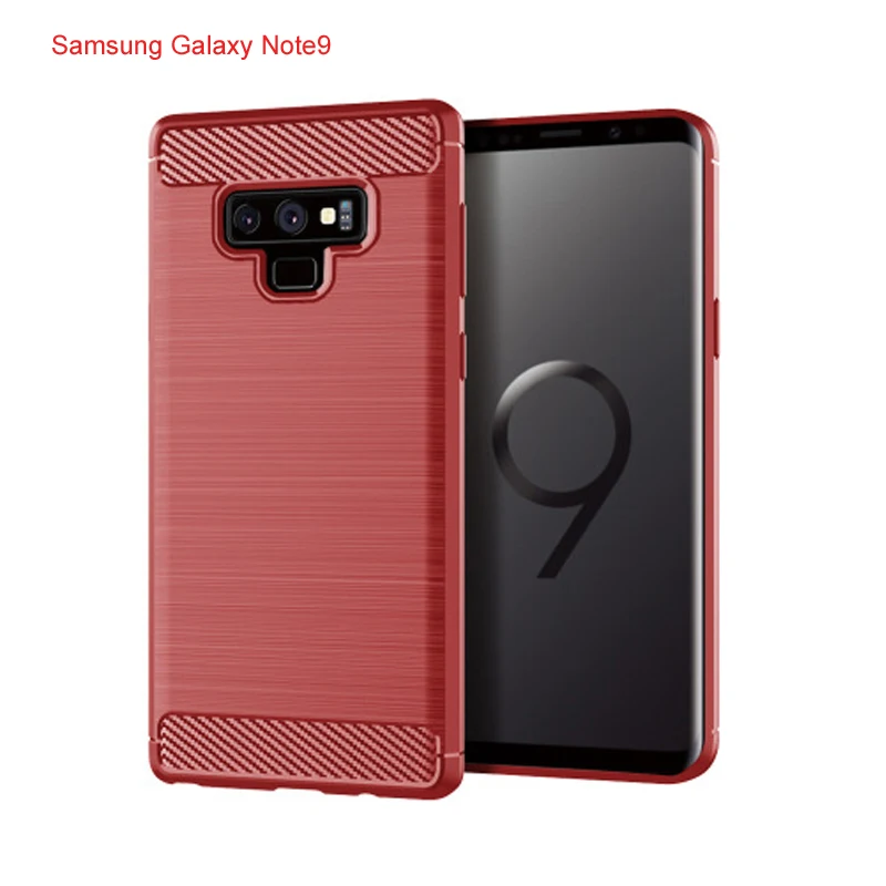 brushed Soft Silicone TPU For Samsung Galaxy Note8 Note9 anti-fall soft phone shell Internal grid cooling | Мобильные телефоны и