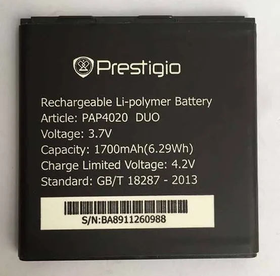 PAP5000 PAP5501 PAP5400 PAP4020 DUO батарея для Prestigio MultiPhone батареи мобильного телефона+ код отслеживания - Цвет: PAP4020