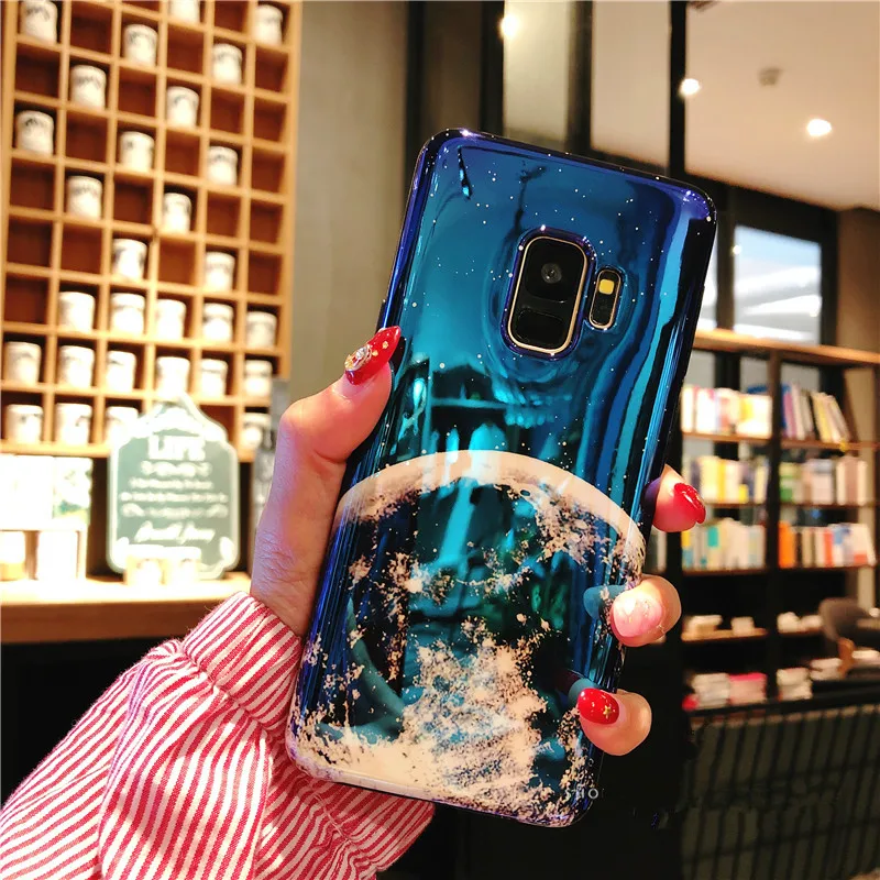 Чехол Ourpho для samsung Galaxy S8 S9 NOTE 8 9 чехол телефона милые животные уши планета Луна
