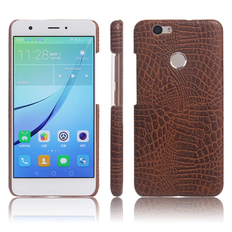 Leather Case for Huawei Nova Luxury Crocodile Skin Pattern Cover Shockproof Hard Back Shell On Mobile Phone Cases Fundas Bag |