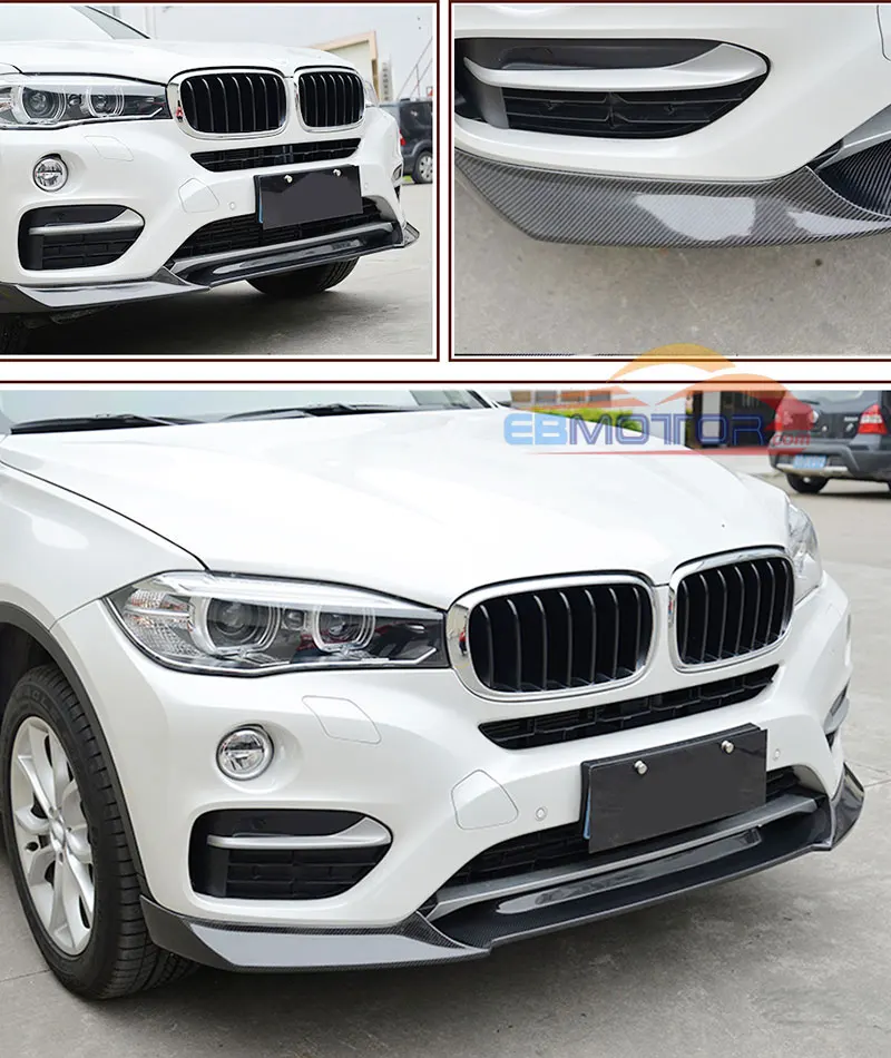 Передний спойлер из настоящего углеродного волокна для BMW X6 F16 xDrive Series 15UP B463 |
