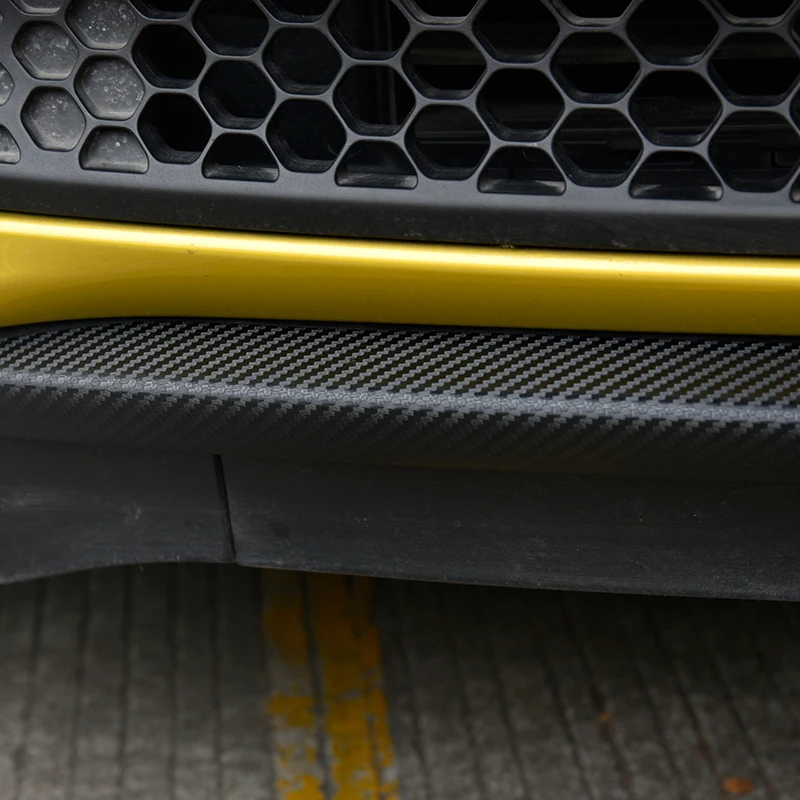 Наклейка на передний бампер из углеродного волокна для Smart forfour 2015 2016 2017 защитные