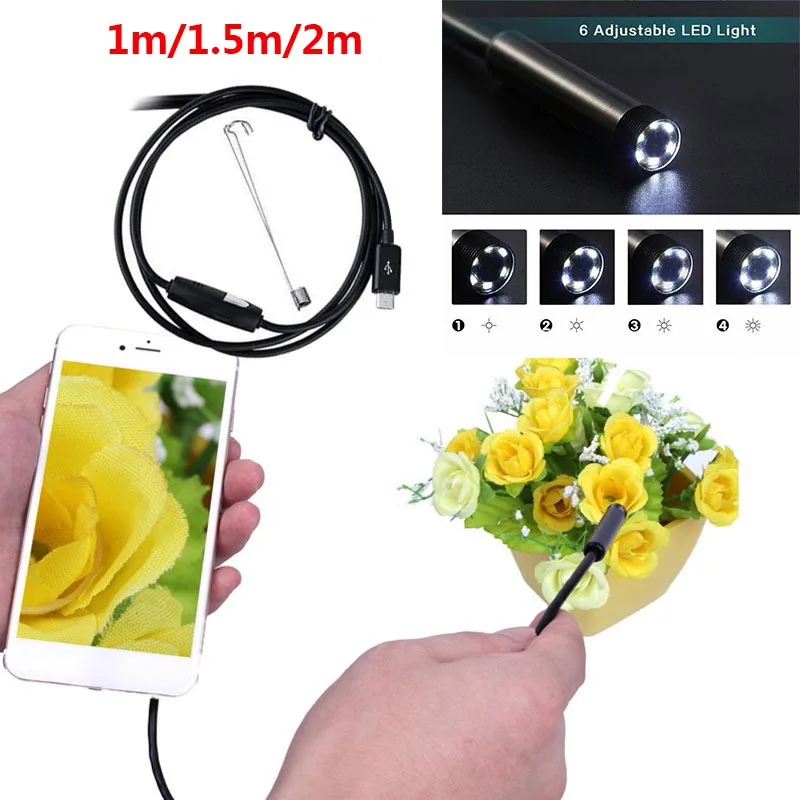 Ушная ложка бороскоп эндоскоп 5 мм USB в режиме реального времени видео мониторинг