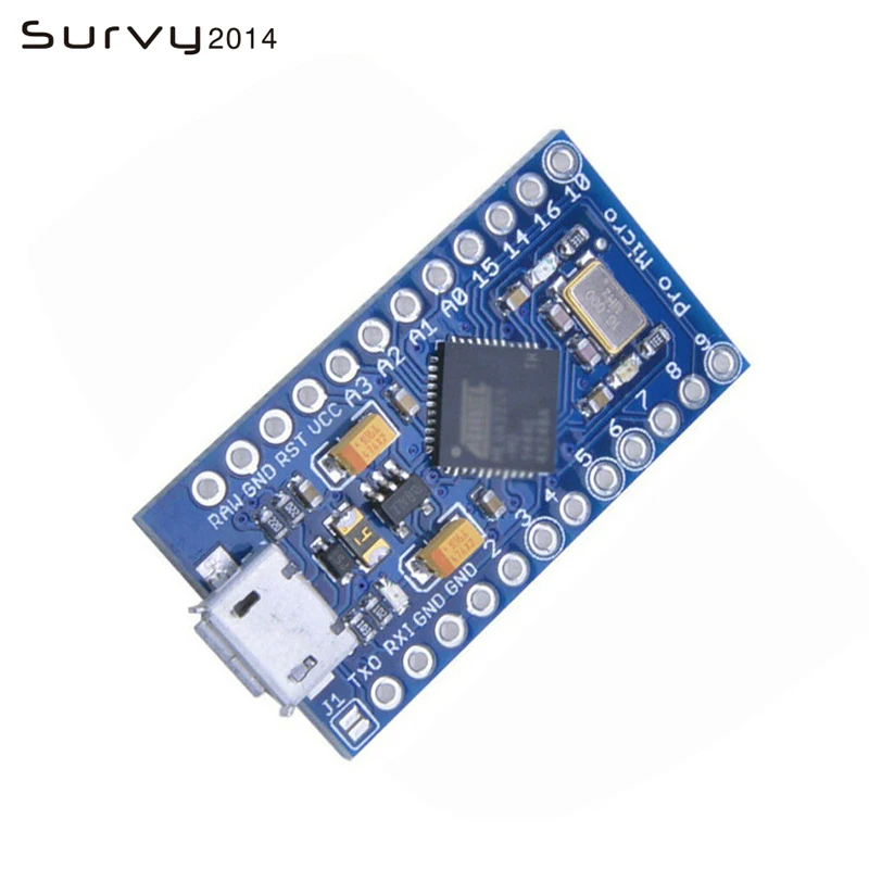 Сменный ATmega32U4 Pro Micro 5 в 16 МГц для Arduino Mini с 2-рядным контактным разъемом Leonardo Usb