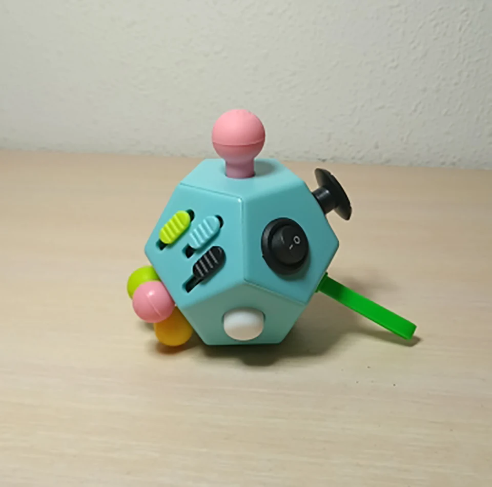 Портативный 12 сторонние креативный пазл игрушка для снятия стресса в кости анти