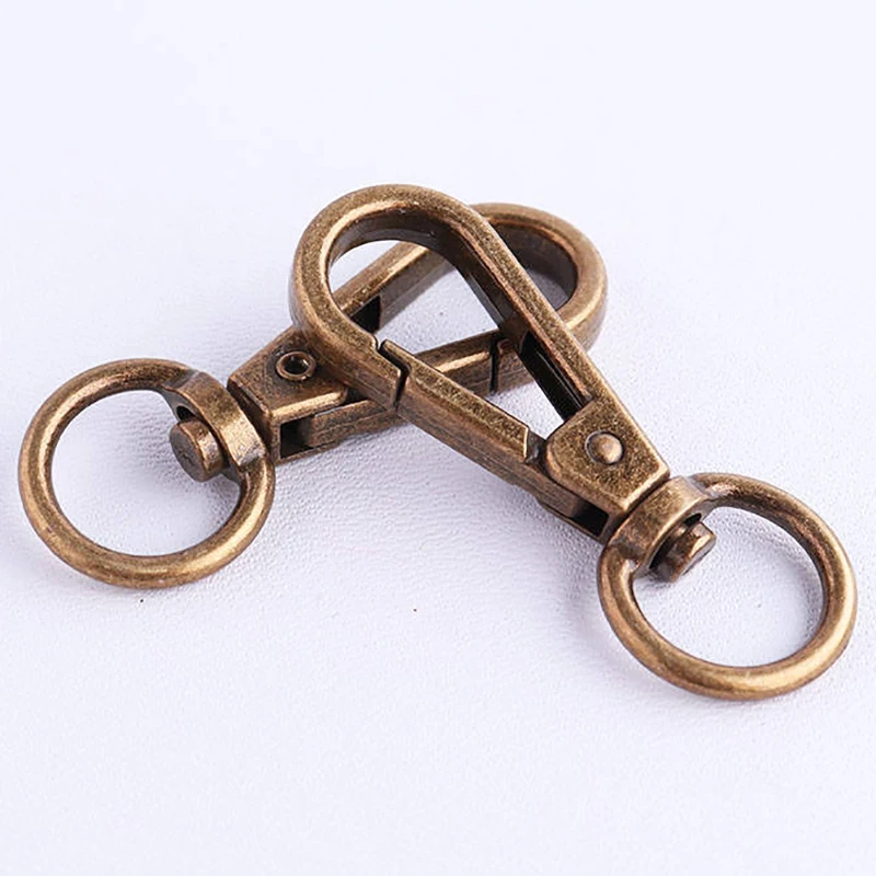 High Quality Swivel Snap Hooks Metal Bolt Snaps Chain Dog Clasps Trigger Hook Lanyard Clips Strap Buckles For Handbag | Багаж и сумки