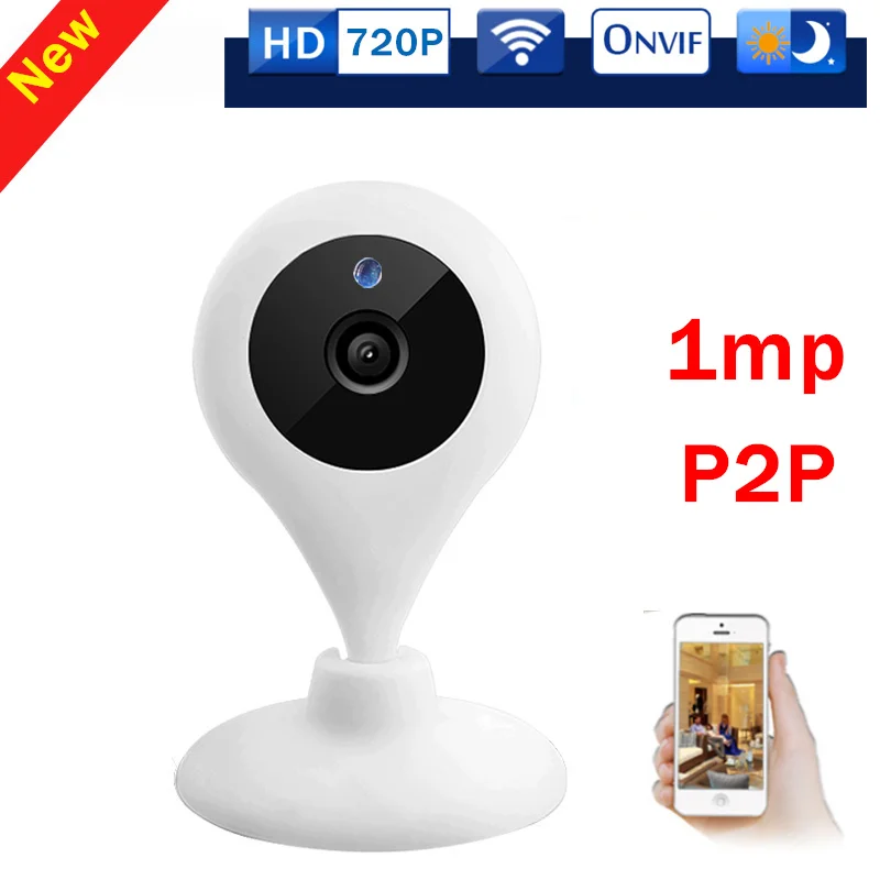 Мини Wi Fi 720P HD Беспроводная IP камера двухстороннее аудио для домашней