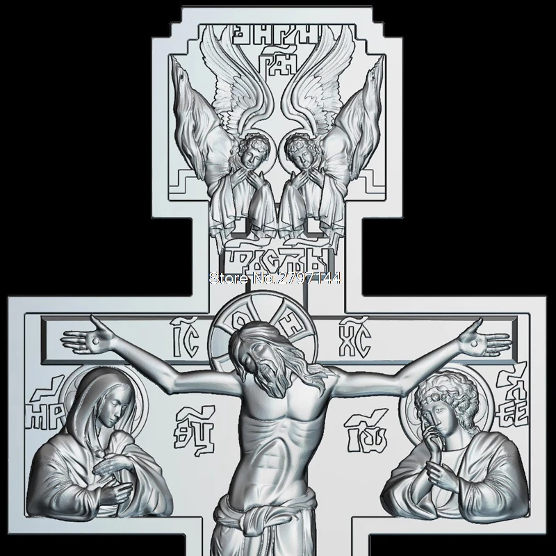 Высокое качество новая 3D модель для ЧПУ Распятие Иисуса Христа резная фигурка