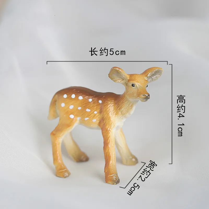 1 шт. креативный мини-олень Sika из смолы украшение для дома миниатюры модный