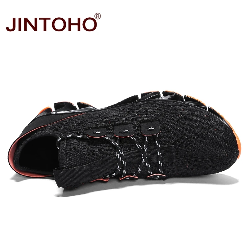 Дышащая мужская спортивная обувь JINTOHO уличные спортивные кроссовки для мужчин