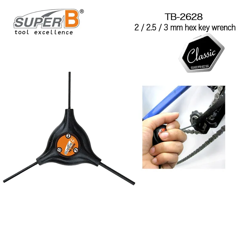 Супер B TB-2618 2628 2638 2648 шестигранный ключ Ремонт велосипедов инструменты велосипед инструмент через термической обработке для долгой жизни велосипед инструменты