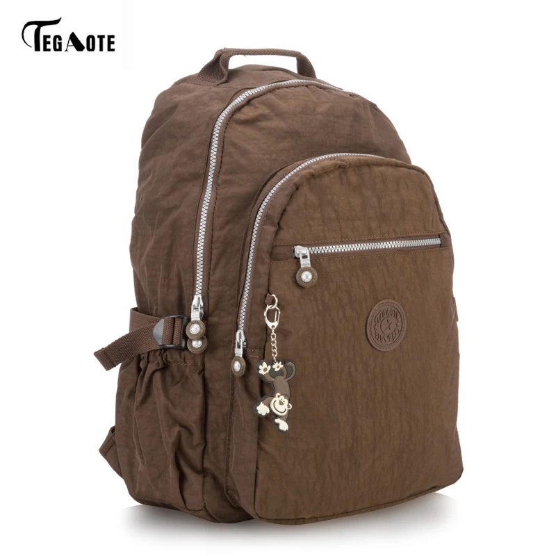 TEGAOTE Большой Вместительный рюкзак для девочек-подростков Mochila женские рюкзаки школьные нейлоновые водонепроницаемые сумки для мужчин и женщин