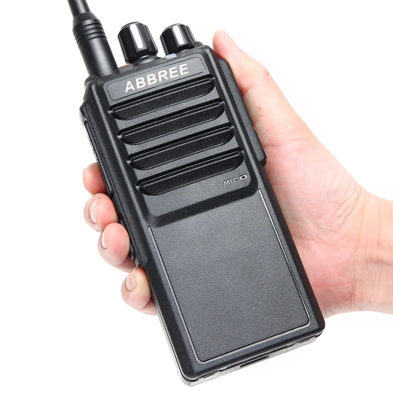 

ABBREE AR-25W UHF 400-480MHz Output Power 25W 10W 5W 10Km Range Two Way Radio With 37CM High Gain Antenna and 4000mAh Battery