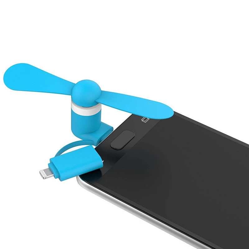 Binful для iphone 5/5/6/6 s/7 Plus 8 X XS XR USB вентилятор для путешествий 2 в 1 USB выход android вентилятор для IOS телефона конвертируемый OTG USB вентилятор