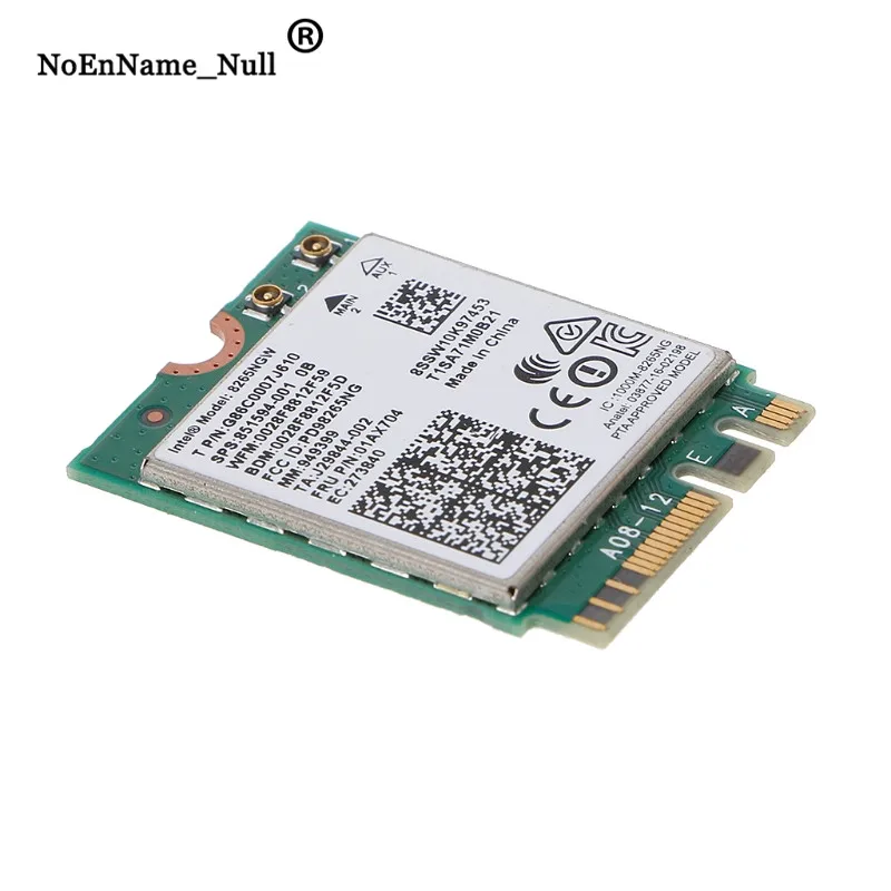 Двухдиапазонная беспроводная карта NGFF Wifi 2 4/5 ГГц для Intel 8265 AC AC8265 8265NGW M.2 Прямая