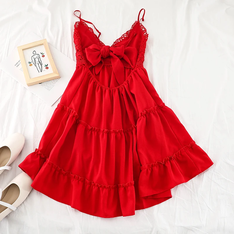 2019 Новая мода женские на новогоднюю тематику раздел регулируемых бретельках для