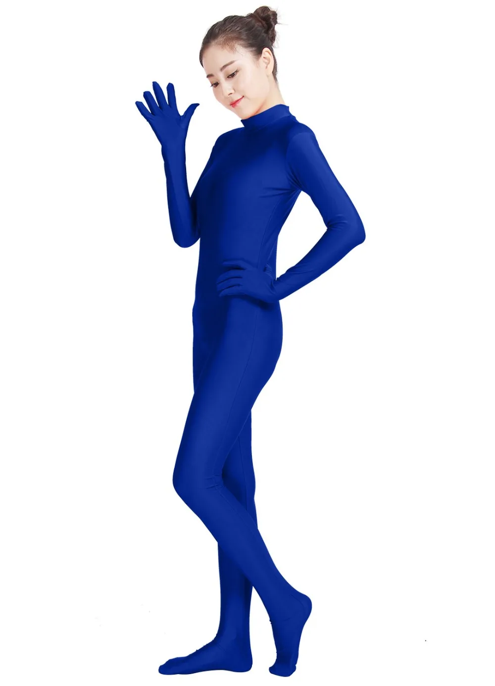 LZCMsoft черный полный боди Zentai колготки из лайкры для взрослых Одежда танцев