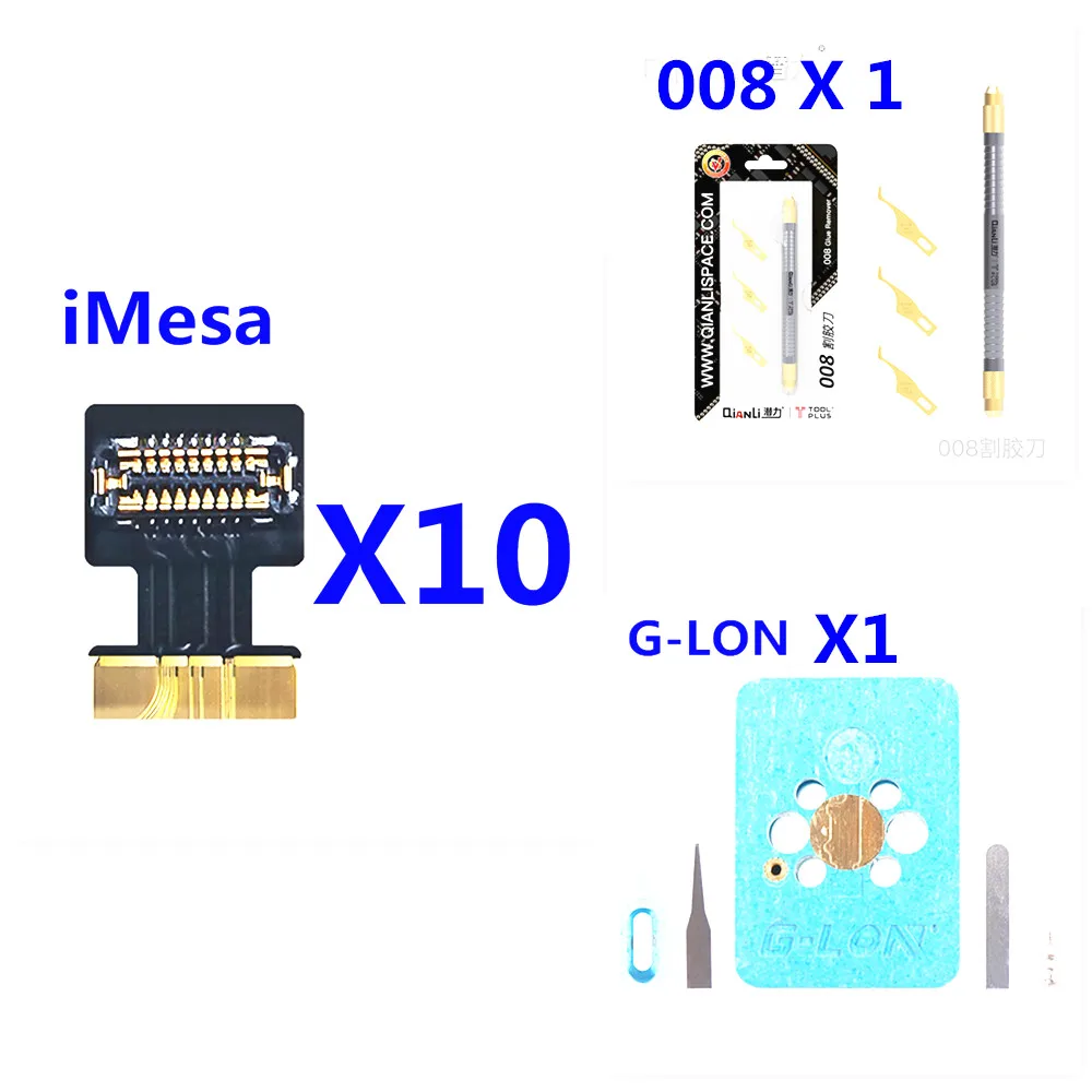 iM10G-Lon1 QIANLI008 Qianli G-Lon iMesa отпечатков пальцев ремонт гнезда соединителя FPC гибкий кабель для iphone 7 7P 8 8P Touch ID отпечатков пальцев кабель - Цвет: iM10G-Lon1 QIANLI008