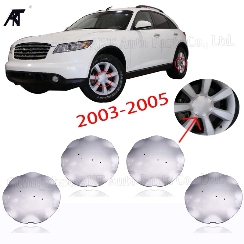 Крышка Ступицы Колеса для 2003-2005 Infiniti FX35 FX45 серебро 8 спиц 4 шт./лот