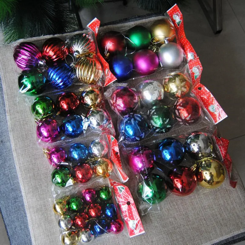 Новогоднее Елочное украшение диаметр 3 см 12 шт./пакет Рождественские шары