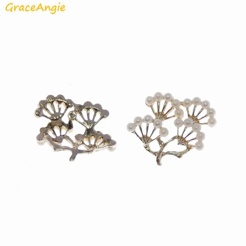 Подвеска GraceAngie 3 шт. блестящий золотой цвет жемчужное ожерелье на ветке подвеска