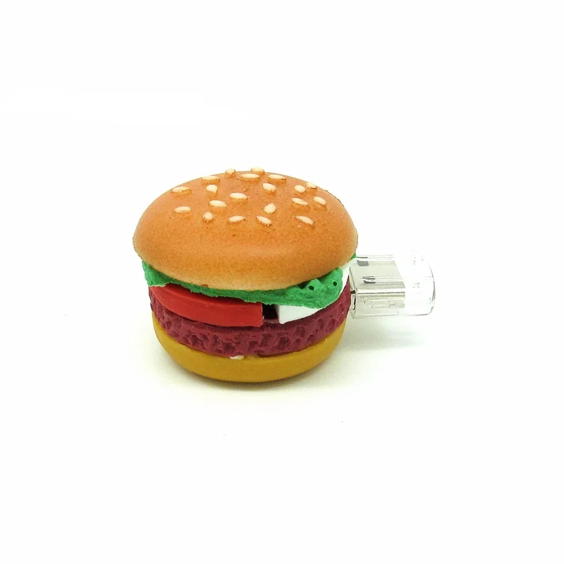 TF карта с фактическим объемом гамбургер флэш-накопитель usb флеш-накопитель 16 Гб