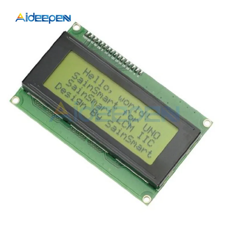3.3V Yellow 2004 20x4 ЖК-дисплей синий/зеленый Подсветка Экран Дисплей модуль 3,3 V/5 V IIC/I2C серийный Интерфейс плата адаптера для Arduino DIY Kit - Цвет: 3.3V Yellow