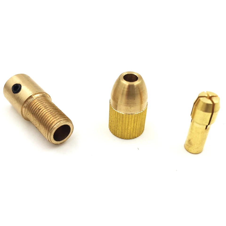 Мини электрический сверло латунь цанги микро сверла сверлильный патрон