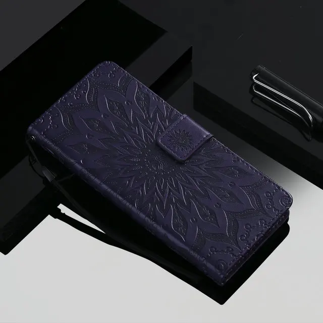 6,26 ''красный mi 7 флип чехол Funda Xiao mi Redmi 7 чехол Роскошный 3D бумажник с тиснением Кожа для mi Redmi 7 чехол противоударный Броня