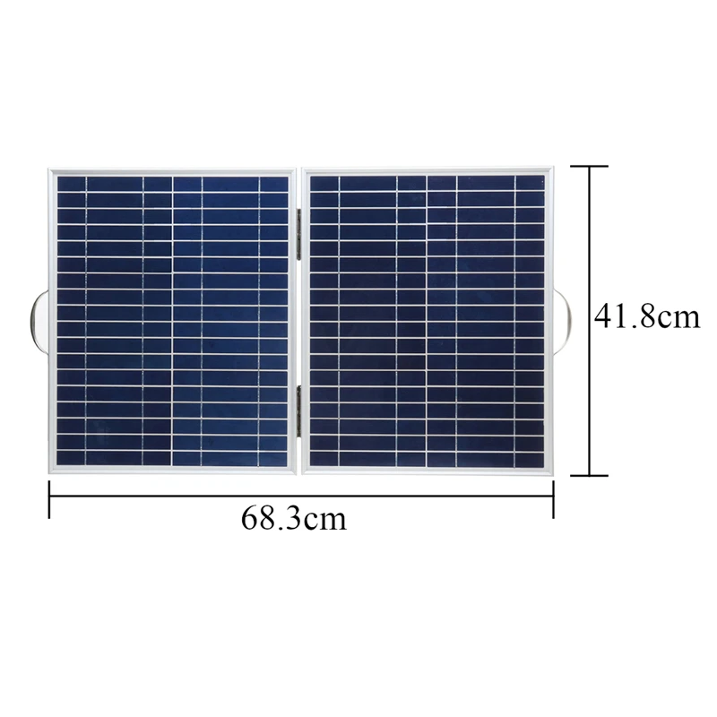 60W18V солнечная панель Складная портативная монокристаллическая солнечная панель с автомобильным зарядным устройством для наружного кемпинга аварийный светильник водонепроницаемый