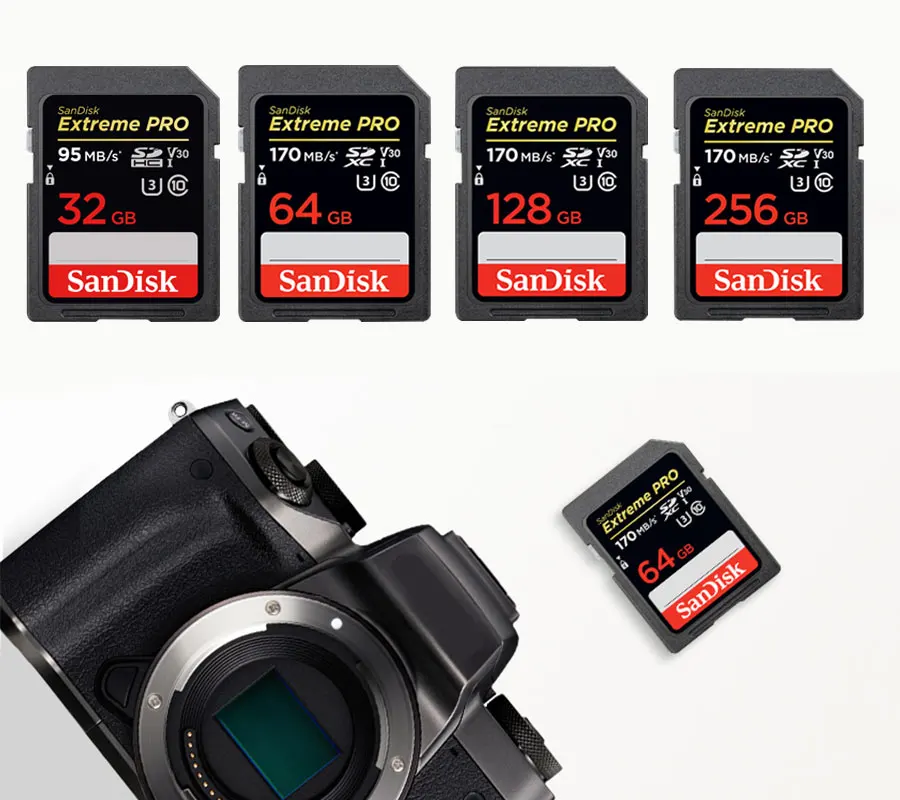 Двойной Флеш-накопитель SanDisk Ultra разъем для SD карты со шлейфом 8 Гб оперативной памяти, 16 Гб встроенной памяти, 32 ГБ SDHC 64 Гб 128 256 SDXC Class10 слот для карт памяти C10 R80mb/s USH-1 Поддержка для Камера