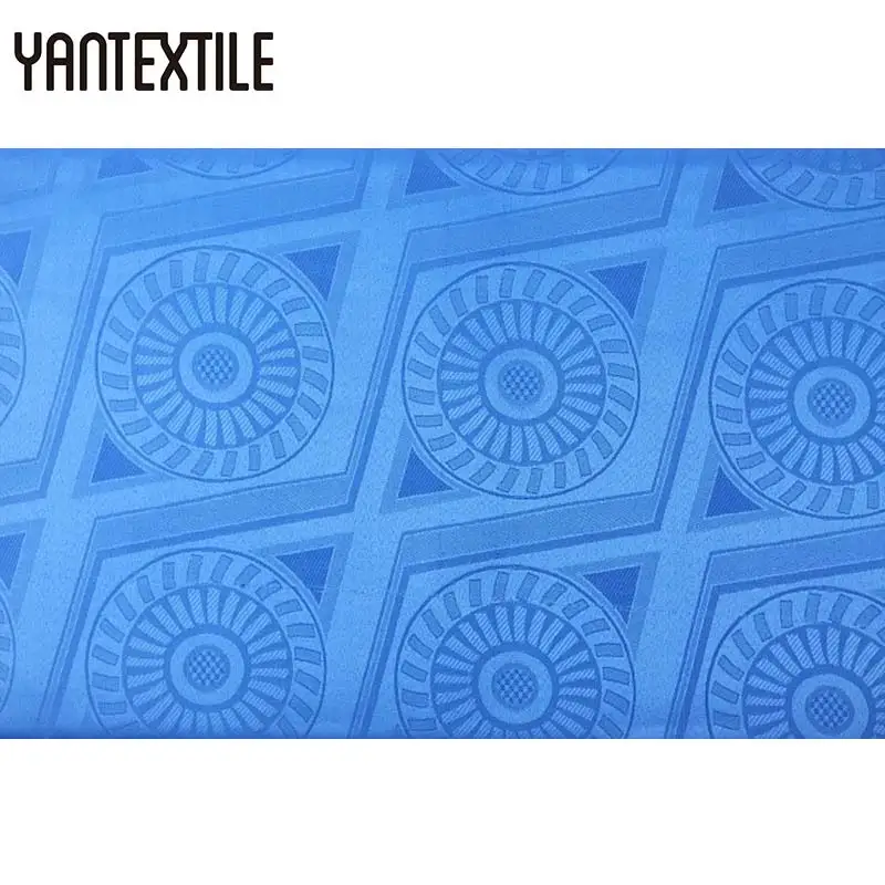 YANTEXTILE голубой цвет Getzner 10 метров Австрия качество парча в Гвинейском стиле ткань Африканская кружевная ткань с вечерние цветные ткани