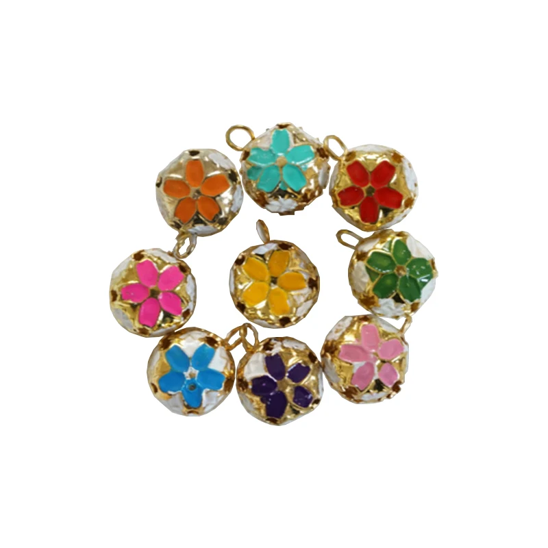 10 шт./лот колокольчики с вырезами цветные елочные украшения для дома/кулоны собак