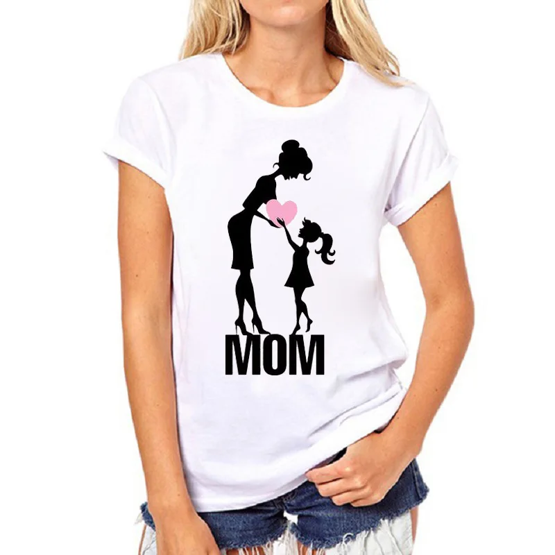 Dropship New Arrival 2019 T Shirt Vogue Tee Fashion Clothing Harajuku White Tops Super Mom Female T-shirt Mother's | Женская одежда