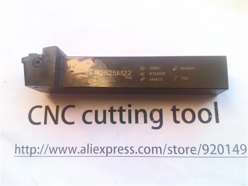 Токарный инструмент с ЧПУ внутренний резец бар зубная фреза SER2525M22 Бесплатная