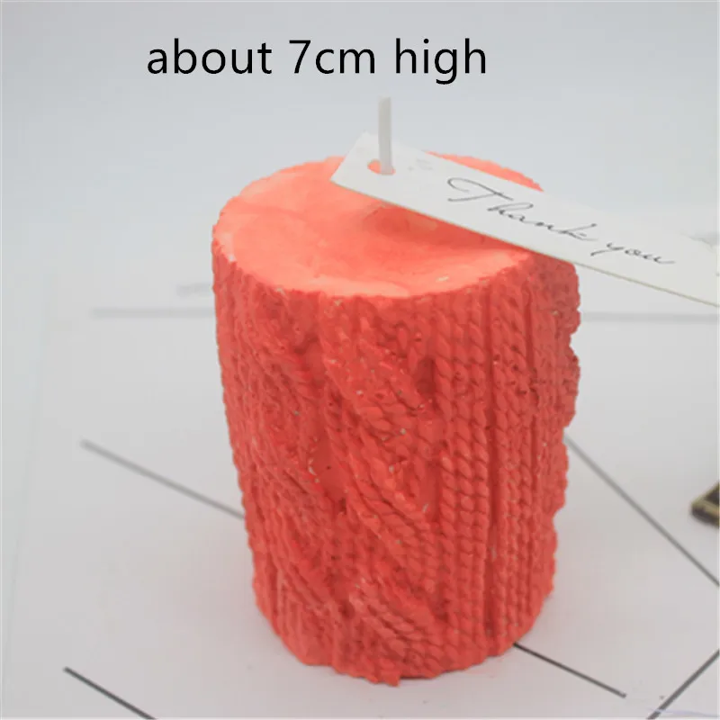 Многоцветный DIY ароматерапия гипсовая Кактус Цветок плесень 3D формы для свечей силиконовая свеча делая форму - Цвет: Многоцветный
