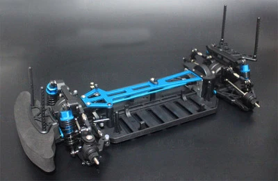 1/10 RC Гусеничный шасси для HSP infinity 94123 модель гоночный Дрифт автомобиль 1:10 обновление braseless Нижняя база Рамка комплект - Цвет: Plastic frame