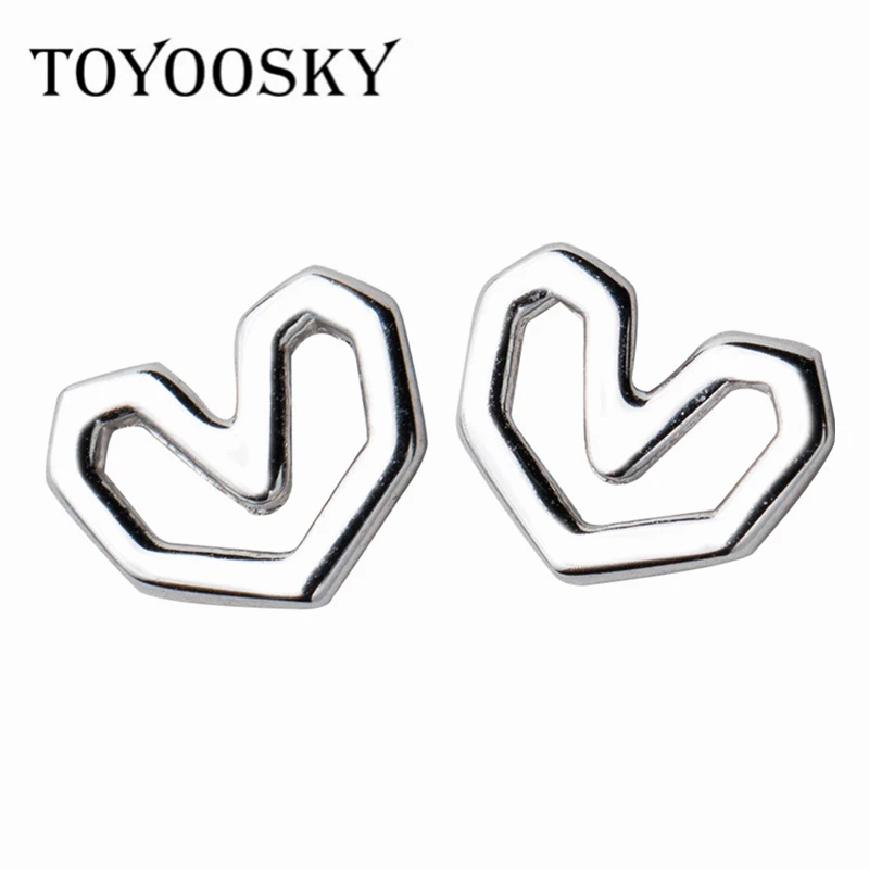 

Серьги в форме сердца, серебро 925 пробы