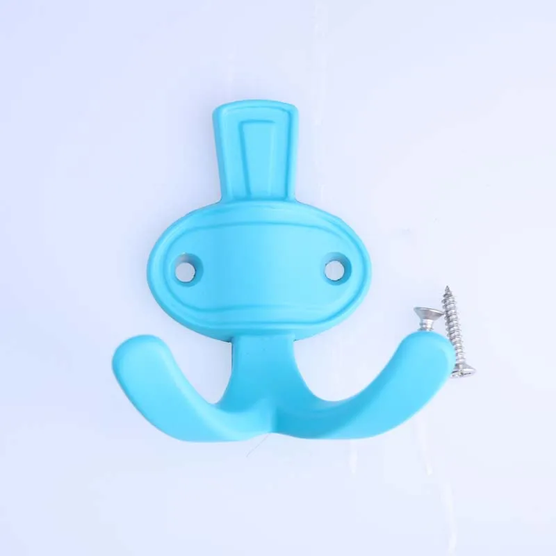 

modern simple fashion home wall decoration hooks bag clothes hooks blue hooks