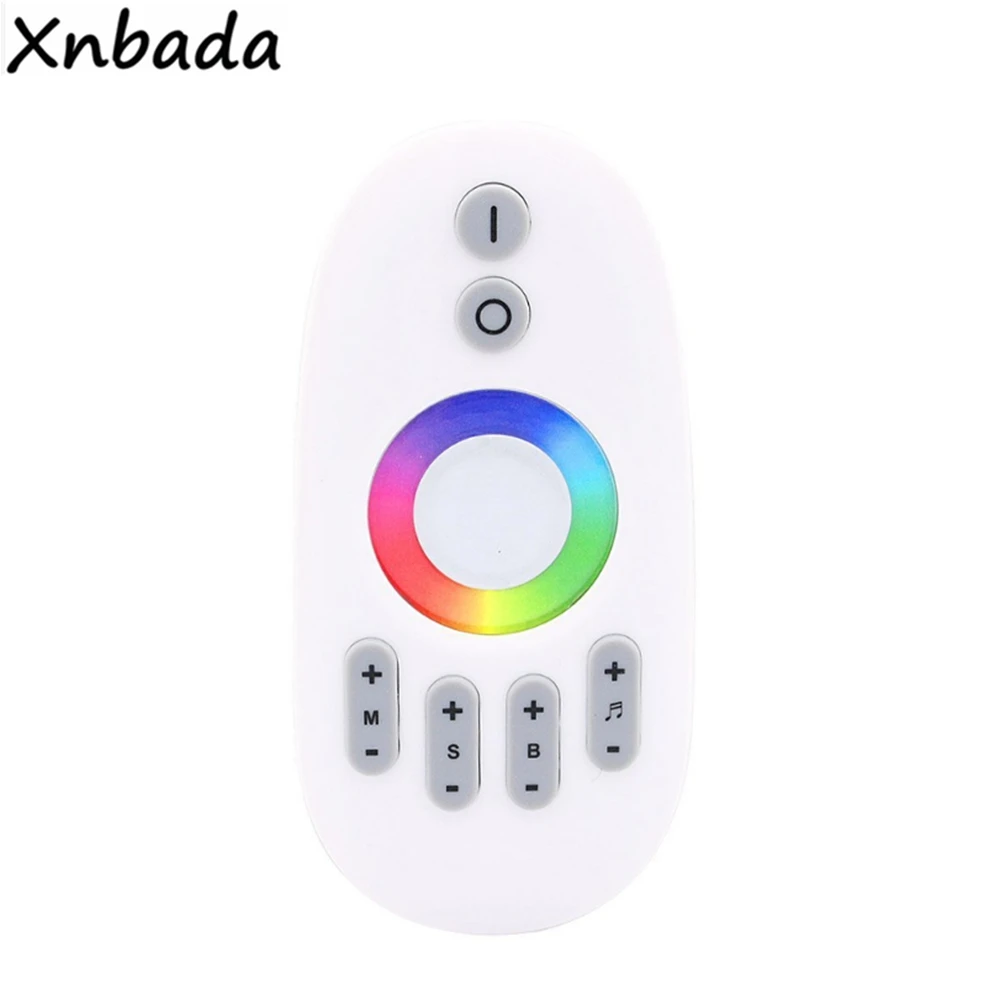 Музыкальный RGB светодиодный контроллер 2 4G с беспроводным радиочастотным пультом