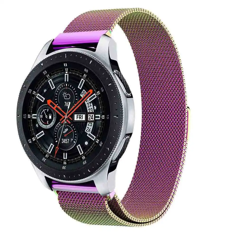 Новая магнитная Миланская петля ремешок для часов samsung Galaxy Watch 46 мм ремешок браслет из нержавеющей стали для Galaxy Watch 42 мм ремешок