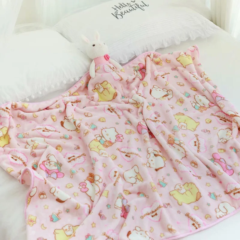 1 шт. 40 см Cinnamoroll пудинг собака Мелодия Близнецы Звезда Мягкая плюшевая подушка+ Коралловое бархатное одеяло мягкая игрушка романтический подарок