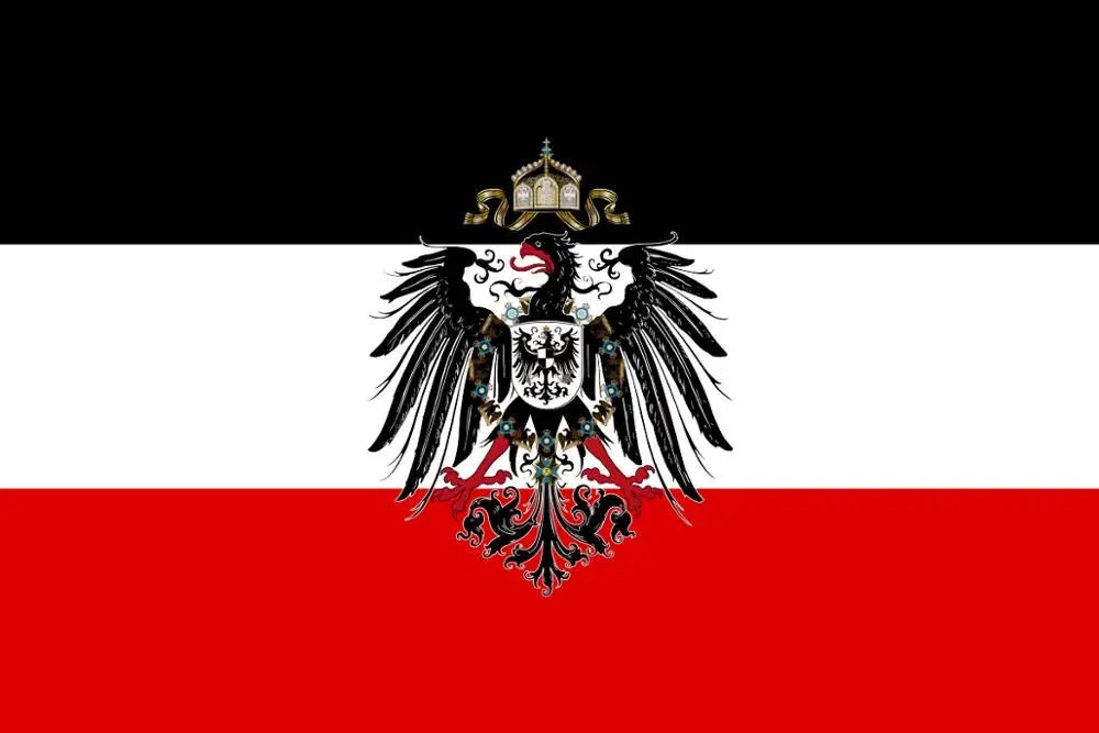 Белый Флаглинк 90*150 немецкая Империя DK Рейх флаг - Цвет: Белый