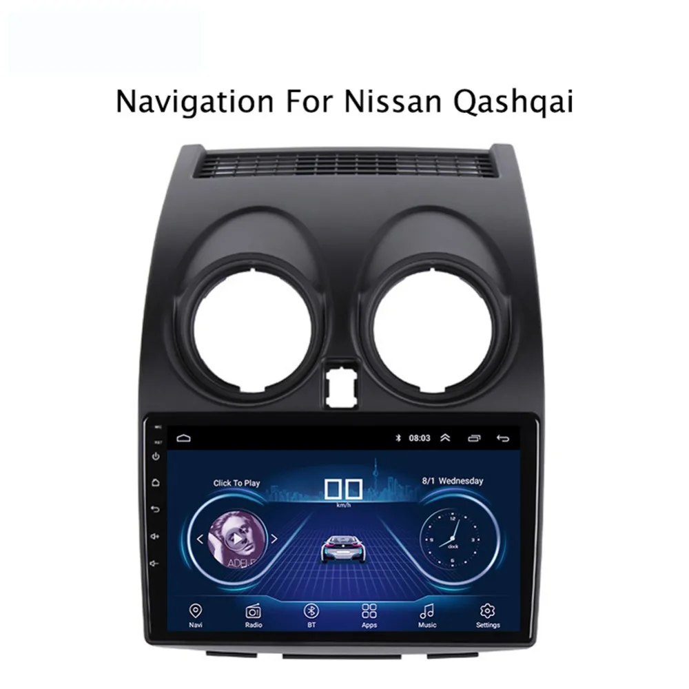 Супер тонкий сенсорный экран Android 8,1 радио gps навигация для Nissan x-trail Qashqai головное устройство планшеты стерео Мультимедиа Bluetooth